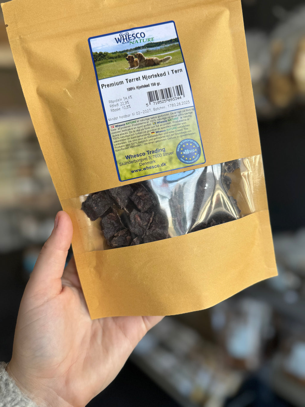 Whesco Tørret Hjortekød I Tern