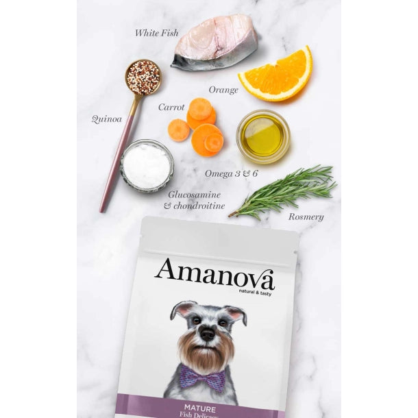 Amanova Delikat Fisk Senior, Amanova senior hundefoder