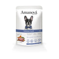 amanova lam græskar, vådfoder hund lam, kornfrit hundefoder, vådfoder topping hund, naturligt hundefoder, hundemad med lam, vådfoder til slikkemåtte, aktivering hund foder, amanova hundefoder, vådfoder med lam