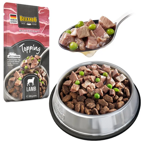 
Meta-beskrivelse: Lækker topping med lam fra BELCANDO. Perfekt til at gøre tørfoder saftigt og uimodståeligt for kræsne hunde.
Keywords: belcando topping lamb, topping til hund, lam hundefoder, vådfoder topping hund, belcando mastercraft, hundefoder topping
