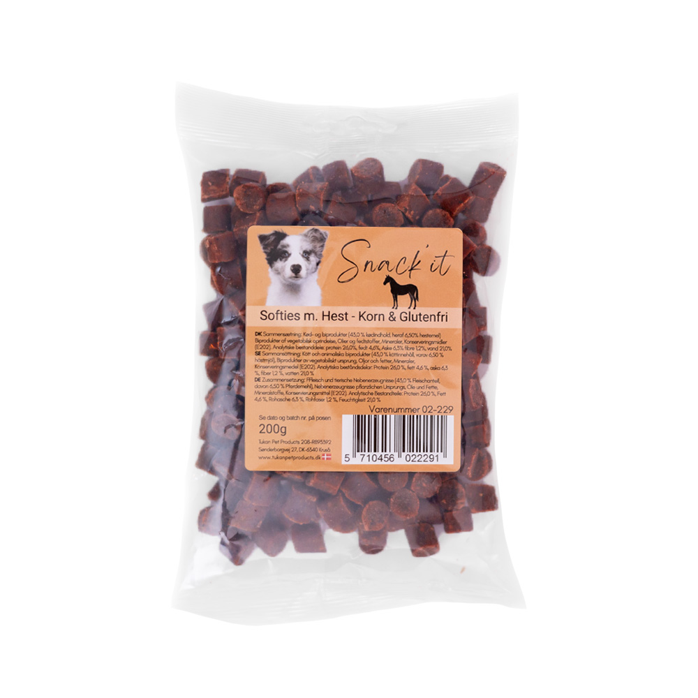 Snack’it Godbidder m Hest 200g