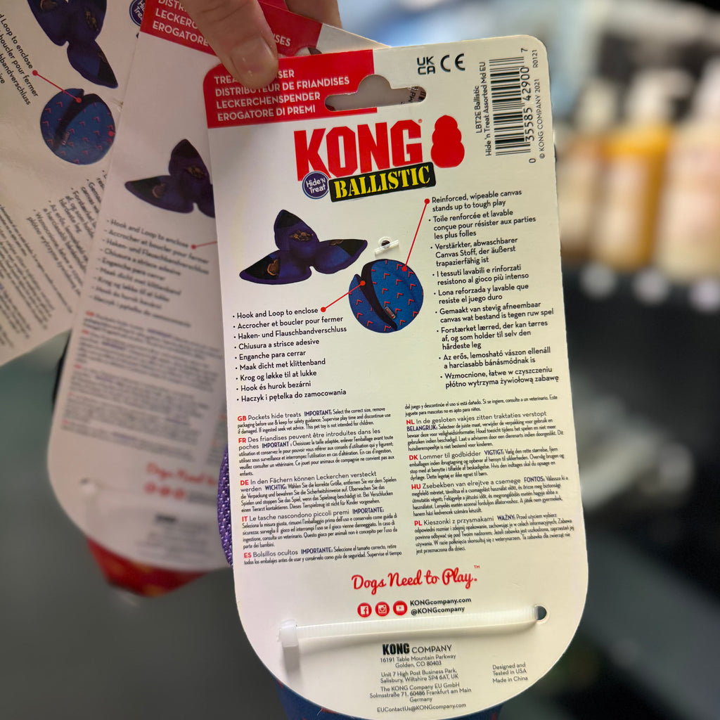 KONG BALLISTIC HIDE 'N TREAT