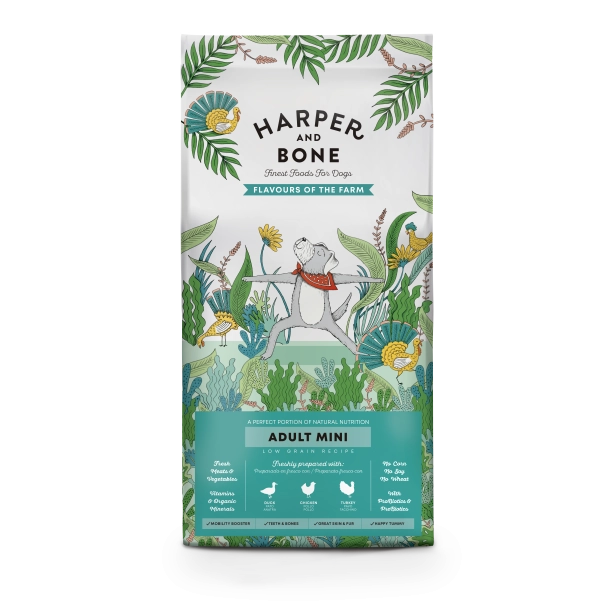 Harper & Bone Adult Mini | Hundefoder til små hunde