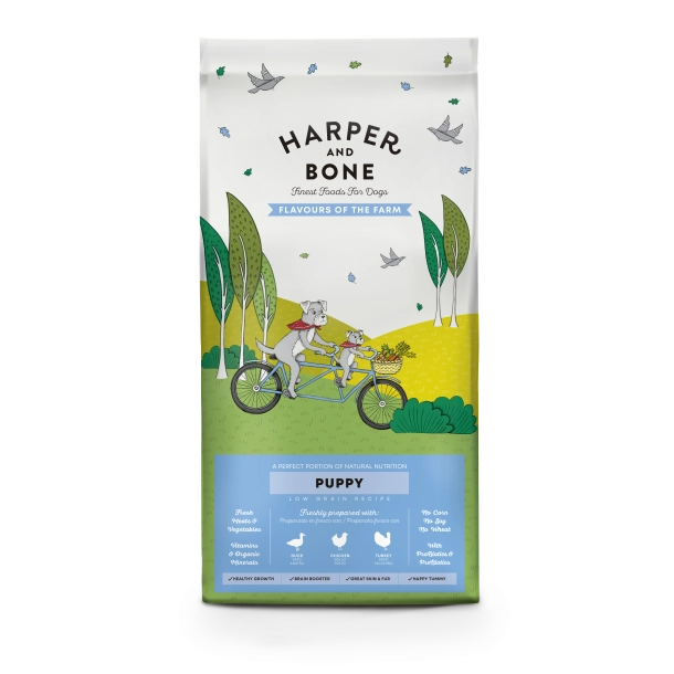 Hunde der godt kan lide variation
Harper & Bone Puppy | Hvalpefoder til alle racer