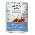 Harper and Bone meatballs, måltidskødboller hund, kornfri hundefoder, vådfoder hund, naturligt hundefoder, fuldfoder hund
