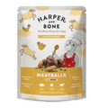 Harper and Bone meatballs, kornfri hundefoder, vådfoder hund, måltidskødboller hund, naturligt hundefoder, fuldfoder hund