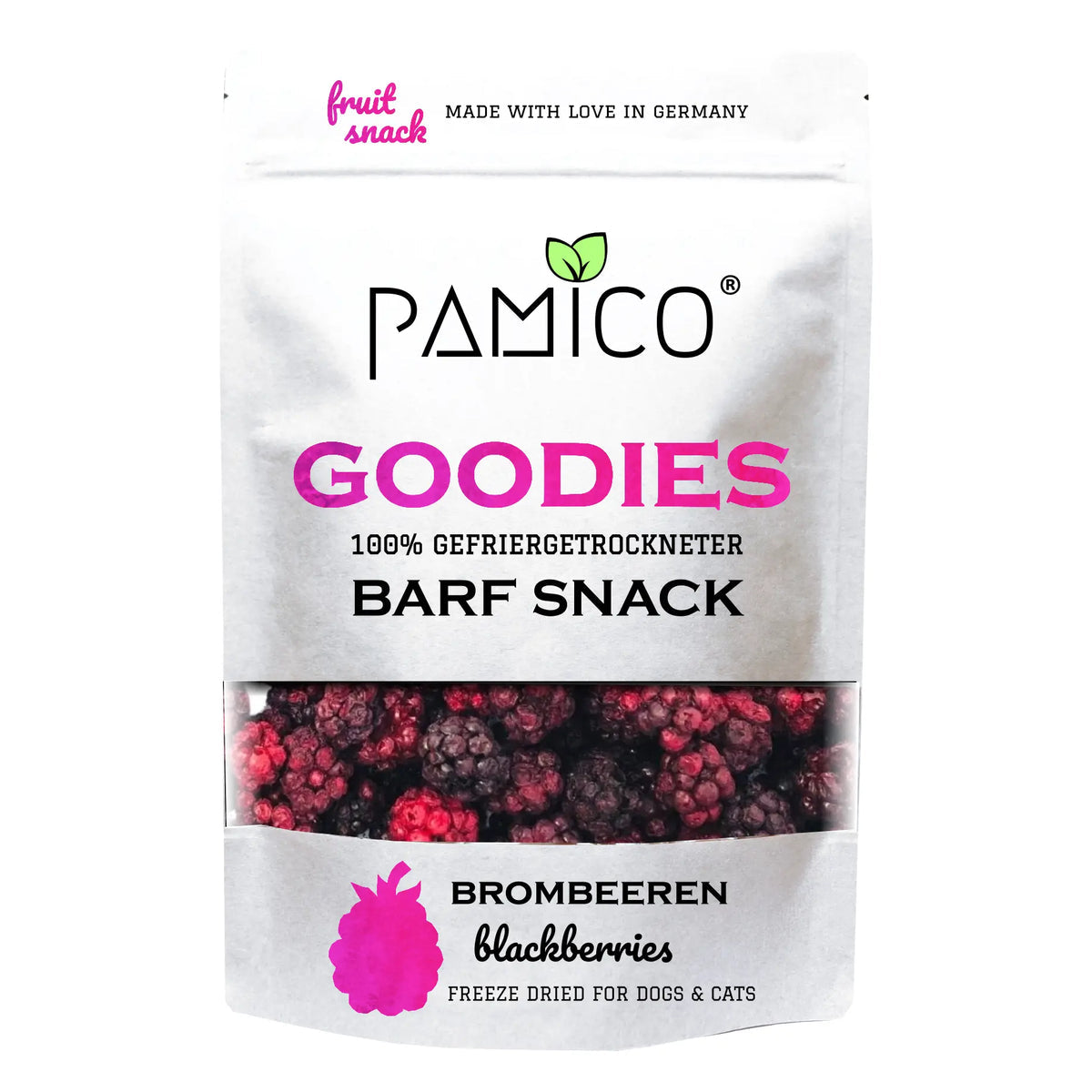 Pamcio Frysetørrede brombær - BARF SNACK