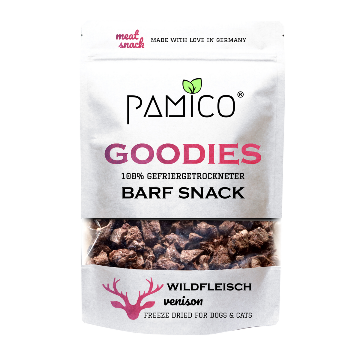 
Meta: 100% frysetørret vildtkød med maksimal næring og smag. Perfekt til sensitive hunde og katte. Uden tilsætningsstoffer.
Keywords: frysetørret hundegodbid, vildtkød hund, naturlige snacks hund, allergivenlige godbidder, barf snack
