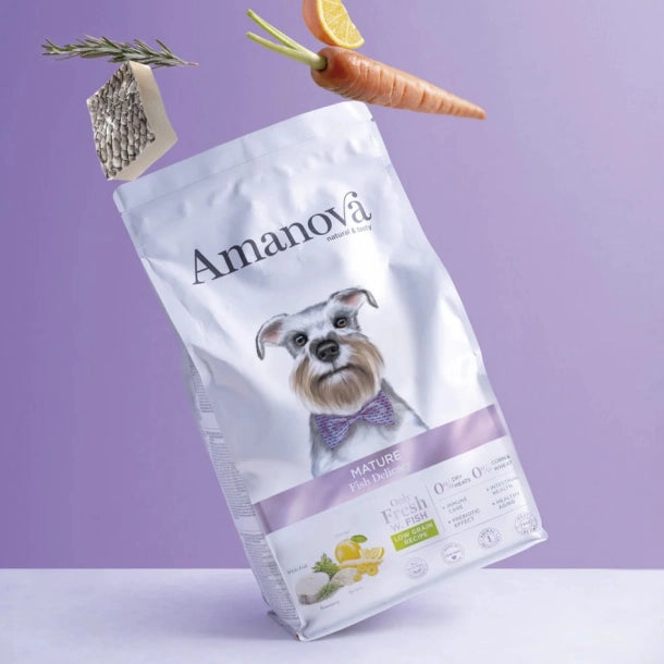 fiskefoder hund, senior hundefoder led